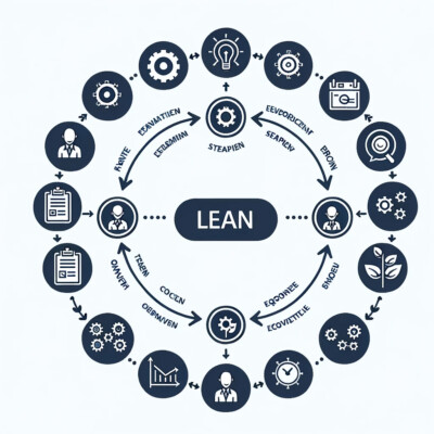 grafico del processo lean QuantumNet