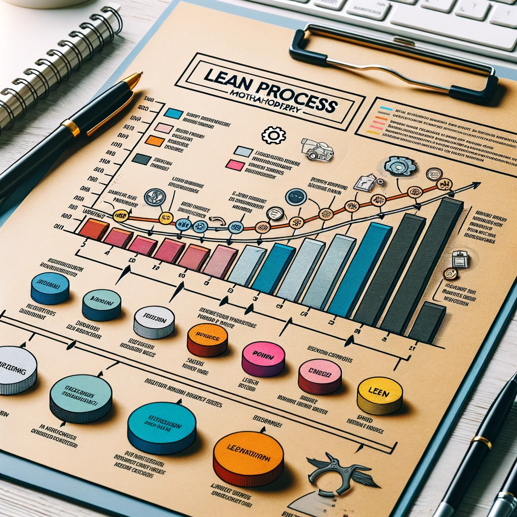 grafico del processo lean e Digital Transformation QuantumNet